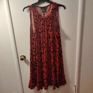 Beautiful red Lane Bryant dress
